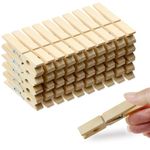 JABINCO (Pack of 50) Wooden Clothespins About 2-7/8" Long