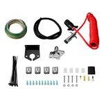 Universal Towed Vehicle Wiring Kit for 6-Wire to 7-Wire Adapter Coiled Cord Combinations Complete Diode Kit Fits for RV Replace # 15267