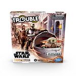 Hasbro Trouble: Star Wars The Mandalorian Edition Board Game for Kids Ages 5 and Up, English Version