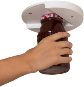 The Original Under Cabinet Jar Opener - Effortless for Weak Hands & Seniors with Arthritis - Open Any Size Jar & Bottle - Made in USA