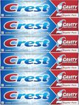 Crest Fluoride Anticavity Toothpaste, 6-Pack Regular Paste, 2.4 Oz Toothpaste Tubes, Clinically Proven Oral Care, Cavity Protection Tooth Paste, Freshens Breath, Healthy Teeth and Gums