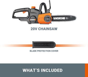 WORX Cordless Chainsaw 25cm – Lightweight Battery Powered Saw