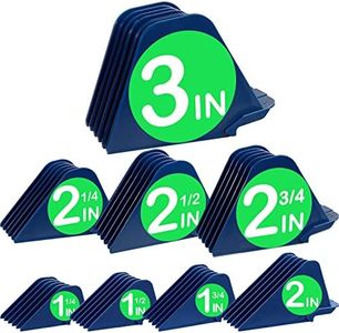 3 Inch Hair Clipper Combs Guides, Hair Clipper Guards 1 & 1/4" 1 & 1/2" 2", Mega NO.16 NO.12 NO.10 fits for most Wahl Clippers (Blue, 8pcs Mega Set)