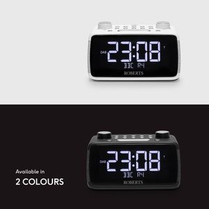 Roberts ORTUS4 Digital Radio – FM/DAB/DAB+, Bluetooth, Alarms, White