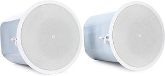 JBL Professional Control 40CS/T High-Impact in-Ceiling Subwoofer, Sold as Pair, White