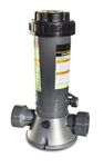 SWIMLINE HYDROTOOLS 87501 Economy In-Line Automatic Chlorine Feeder Chlorinator Adjustable Output 4.2 Lbs Capacity | Universal Compatibility | Above Ground & Inground Swimming Pool Bromine Install