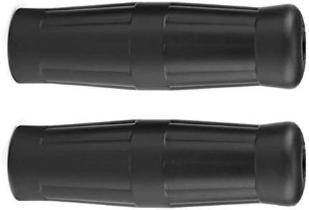 for Vintage Motorcycle Grips 1 Pair 1"-7/8" Universal Motorcycle Bike Vintage Classic Handlebar Hand Grips Bar Black 7/8 Motorcycle Grips Motorcycle Grips 1 inch Vintage Motorcycle Grips Vintage Moto