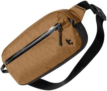 tomtoc 3.5L X-Pac Sling Bag with RFID Blocking, Crossbody Bag Minimalist Chest Shoulder Pack for Men/Women, Water-resistant Lightweight Casual Funny Pack for Travel, Daily Commute
