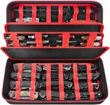 Knife Display Case for 64+ Pocket Knives, Folding Knives Cases for Collections, Butterfly Knife Storage Bag Holder Roll Organizer for Survival, Tactical, Outdoor, Kitchen, EDC Mini Knife (Box Only)