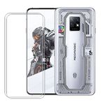 MAOUICI Tempered Glass Screen Protector for ZTE Nubia Red Magic 7S Pro (6.8 inch),Case Friendly 9H Hardness HD Clear Anti-Fingerprint Film for ZTE Nubia Red Magic 7S Pro Screen Protector [2-Pack]