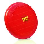 FunBlast Flying Disc - Flying Disk for Kids, Catching & Throwing Discs, Flying Craft Disk, Outdoor Flying Disc for Kids and Adults, Dog Training Disc, Glider Toys for Kids (Red-26 CM)