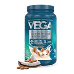 Vega Premium All-in-One Nutrition Protein Powder – 20g Plant-Based Vegan Protein, Vitamins & Probiotics, Coconut Almond, 834g (20 Servings)