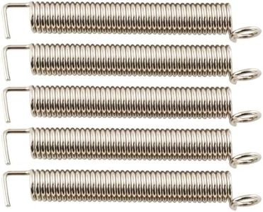 Wilkinson Metal Noiseless Tremolo Springs for Fender Squier Strat ST Stratocaster Electric Guitar, Nickel(Set of 5)