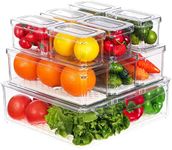 YOZOTI 10 Pack Fridge Organizer, St