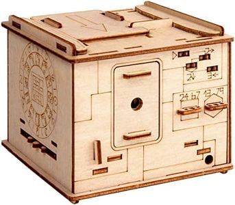 ESC Welt Space Box - Caja Rompecabezas de Madera con Compartimentos Ocultos para Adolescentes y Adultos - Caja Secreta para Jugar en Familia - Caja Escape Room para Fanáticos de los Rompecabezas