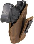 Barsony Brown Leather Tuckable IWB Holster for SIG P365 Right