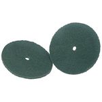 Koblenz Genuine Scrubbing Pads Pack of Two Six Inch Pads and Two Plastic Retainers