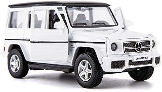 TGRCM-CZ 1:36 Scale Benz G63 Car Model for Kids, Alloy Pull Back G Wagon Vehicles Toy Car for Toddlers Kids Boys Girls Gift (White)