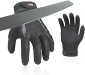 Vgo... NGG X1 Seamless Utility Gloves,Cut Resistant Safety Work Gloves,HPPE Anti-cut Liner,EN388 level C,ANSI level A3,Anti-slip Palm Mechanic Gloves(M,Gray,TP1112HY)