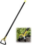 BsBsBest Scuffle Hoe Garden Tool, Stirrup Loop Hoe with 90 Inch Adjustable Long Hand, Great for Weeds in Backyard,Vegetable Garden