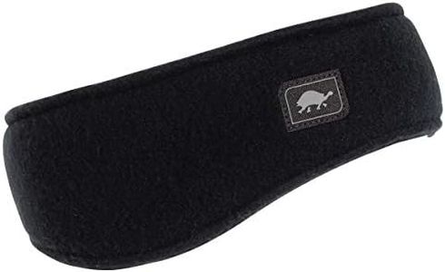 Original Turtle Fur Fleece - Earband, Heavyweight Fleece Headband, Black
