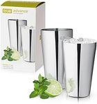 True Advance Boston Cocktail Shaker Set, Stainless Steel Boston Drink Shaker, Martini Shaker Set of 2, 18oz & 25oz