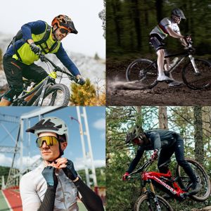 Favoto Mountain Bike Helmet, Lightweight Adjustable Black – Adult & Youth MTB Cycling, Magnetic Buckle, CE Certified, Size M