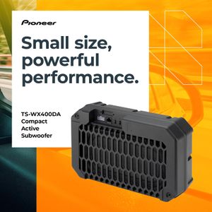 Pioneer Active Subwoofer with Built-in Class-D Amplifier, 250W – Space Saving