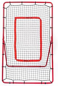 Superiornet Pitch Back Rebound Net, Adjustable Rebounder Trainer for Baseball, Softball and Lacrosse, Practice for Pitching, Throwing and Catching