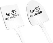 2Pcs Couple Husband Wifey Gifts Spoon for Birthday Wedding Anniversary Engagement Gifts for Couple Him Her Ice Cream Shovel Spoons Girlfriend Boyfriend Bf Gifts for Women Men Christmas Bdy Gift Ideas