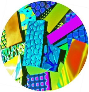 Assorted Dichroic on Clear Glass Pieces - 90 coe - 4oz, Made in America