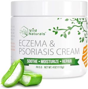 Eczema Cream for Adults & Kids - Eczema Psoriasis & Rosacea Care Cream for Dry Itchy Skin Relief - Face Body & Hand Eczema Moisturizer - Eczema Relief & Seborrheic Dermatitis Cream for Face