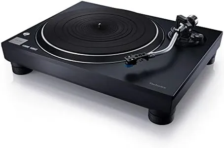 Technics Turntable, Premium Class HiFi Record Player with Coreless Direct, Stable Playback, Audiophile-Grade Cartridge and Auto-Lift Tonearm, Dustcover Included – SL-100C, Black (SL-100C-K)