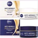 Pack of 2 NIVEA anti-wrinkle + Revitalizing Day + Night Cream