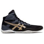 ASICS Men's Matflex 6 Wrestling Shoes (Black/Champagne, 11.5)