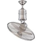 Craftmade BW321SS3 Bellows III Reversible Oscillating Ceiling Fan, 21", Stainless Steel