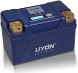 LIYON BLP16 Lightweight Lithium 12V 6Ah Powersports Starter Battery with Display Screen, 420A CCA for Motorcycle, ATV, UTV, Scooter, Snowmobile, Watercraft – Long Cycle Life, Maintenance Free