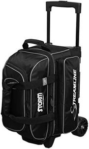 Storm Streamline 2 Ball Roller Bowling Bag- Black/Silver