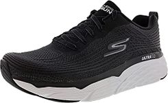 Skechers Mens MAX Cushioning Elite Black/White Running Shoes -9 UK (10 US) (54430)