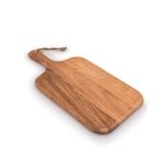 Samhita Acacia Wood Cutting Board, for Meat, Cheese, Bread, Vegetables & Fruits, with Grip Handle (38.1cm x 17.78cm)