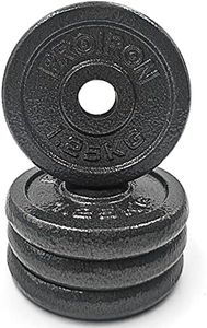 PROIRON Gym Quality Fitness Exercise Solid Cast Iron Weight Plate Discs 4 x 1.25kg