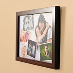 AJANTA ROYAL Personalized Collage Rectangular Photo Frames For Walls Decoration (8" X 12" Inch, Brown), Synthetic Poly Wood