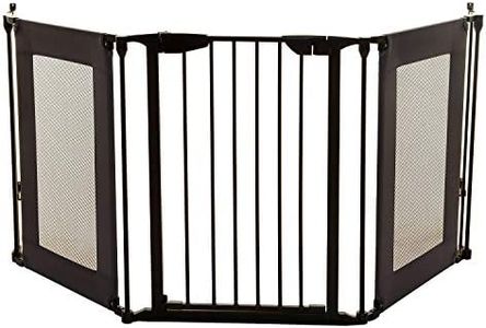 Dreambaby Denver Adapta Baby Safety Gate - Fits Opening from 85.5-200cm Wide & 74cm Tall - Suitable Barrier for Stairs, Irregular Openings, & Wide Areas - Black- Model F2060BB