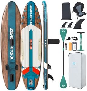ZLX SUP Board mit Sitz Stand up Paddling Board 320cm Stabil Aufblasbares Paddle Board für Erwachsene Familien Anfängerfreundlich, Anti-Rutsch Deck, Pumpe