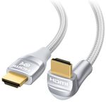 Cable Matters 48Gbps Ultra HD 8K Right Angle HDMI Cable 2m (90 Degree HDMI Cable)