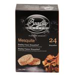 BTMQ24 Mesquite Bisquettes 24-Pack Bradley Smoker Outdoor Cooking Food