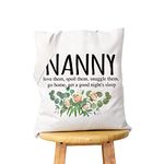 WCGXKO Nanny Tote Bag Nanny GIft Nanny Shopping Bag Travel Bag Love Them Spoil Them Snuggle Them Grandma Gift, snuggle them Nanny2,