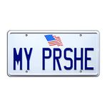 Office Space | My PRSHE | Metal Stamped License Plate