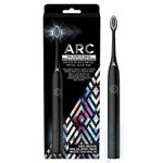 ARC Sonic Power Battery Toothbrush with Travel Case, Matte Black Metal