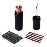 Pirhosigma Bike Tubeless Tire Tyre Repair Kit Plugger Plugs Tool Repair Tires Fix Flat Puncture MTB and Road Mountain Bicycle +15 Strips (5 x1.5 mm + 5 x 2.5 mm + 5 x 3.5 mm)